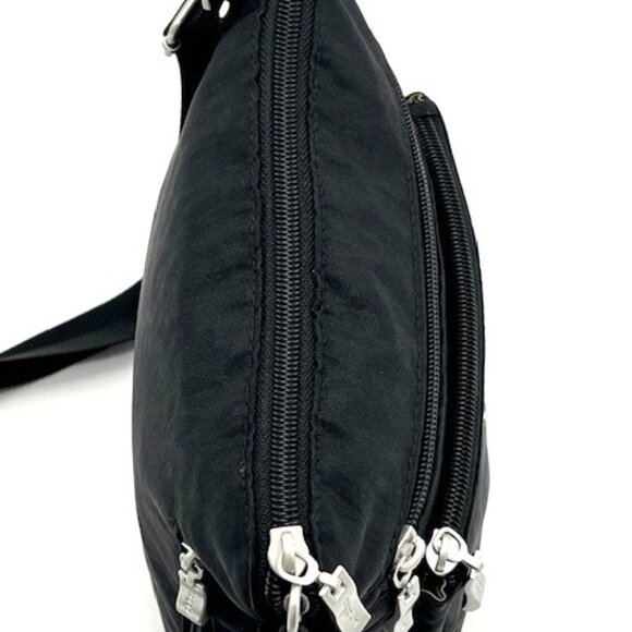 Baggallini Pocket Crossbody With RFID, Black Cheetah - NEW - Picture 7 of 15